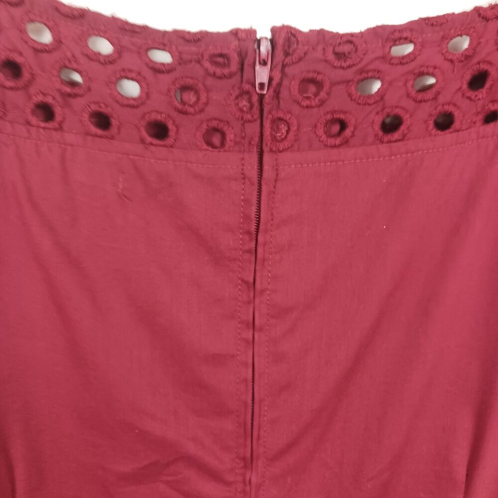 Dear Creatures, As Seen on "New Girl", Retro Dress, Color Berry, Size Small - Picture 9 of 16